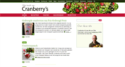 Desktop Screenshot of cranberries.nl