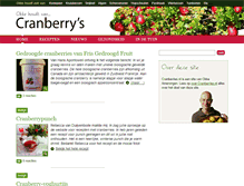 Tablet Screenshot of cranberries.nl