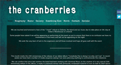 Desktop Screenshot of cranberries.com