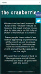 Mobile Screenshot of cranberries.com